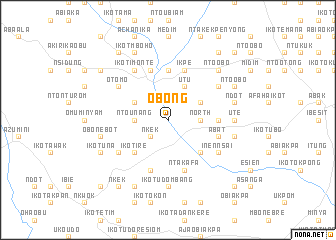 map of Obong