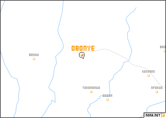 map of Obonye