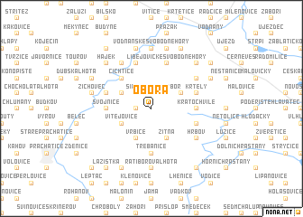 map of Obora