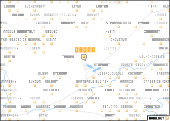 map of Obora