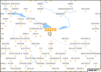 map of Obora