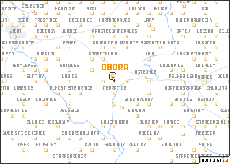 map of Obora