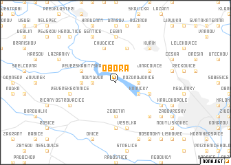 map of Obora