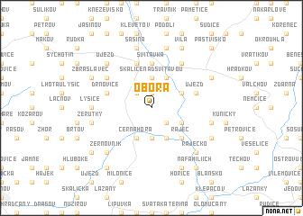 map of Obora