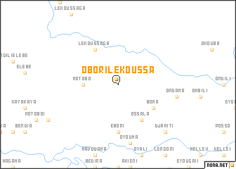 map of Obori-Lekoussa