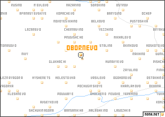 map of Obornevo