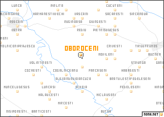 map of Oboroceni