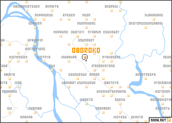 map of Oboroko