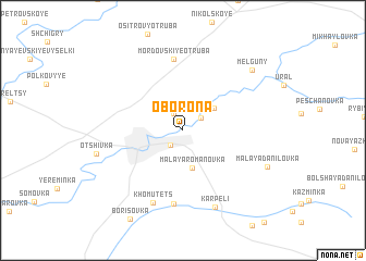 map of Oborona