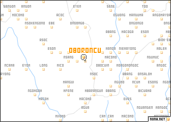 map of Oboroncu