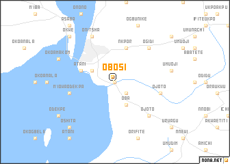 map of Obosi