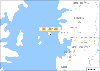 map of Obosumanu