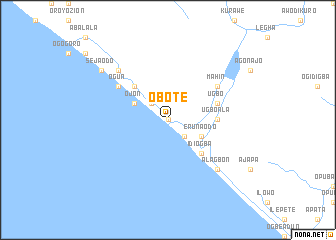 map of Obote