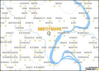 map of Obot Ito Ikpo