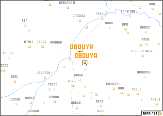 map of Obouya