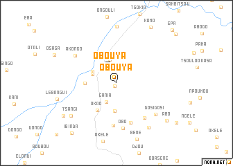 map of Obouya