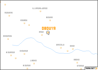 map of Obouya