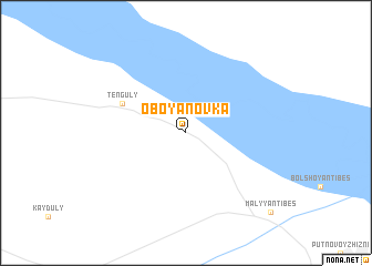 map of Oboyanovka