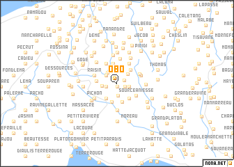 map of Obo