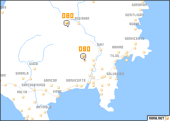 map of Obo