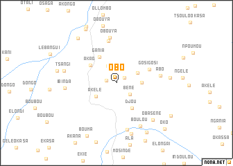map of Obo