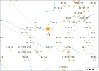 map of Obo