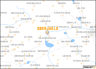 map of Obrajuelo