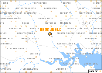 map of Obrajuelo