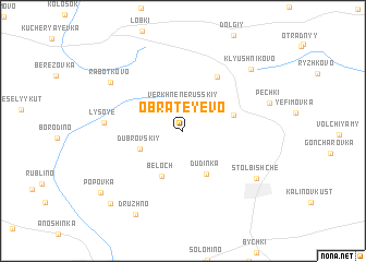 map of Obrateyevo