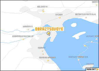 map of Obraztsovoye