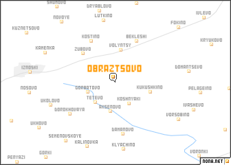 map of Obraztsovo