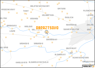 map of Obraztsovo