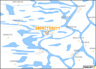 map of Obraztsovyy