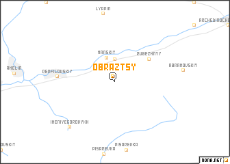 map of Obraztsy