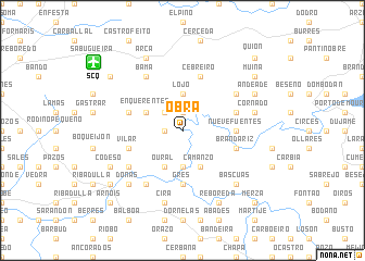 map of Obra