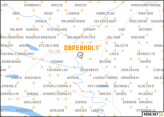 map of Obręb Mały