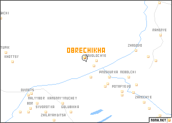 map of Obrechikha