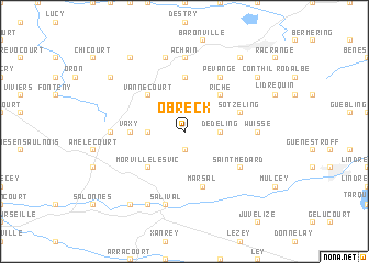 map of Obreck