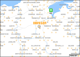 map of Obregón