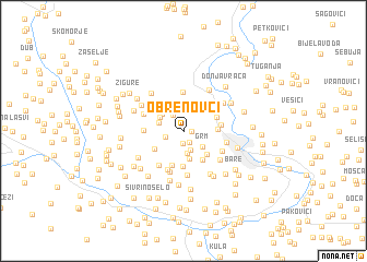 map of Obrenovci