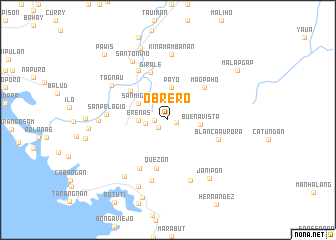 map of Obrero