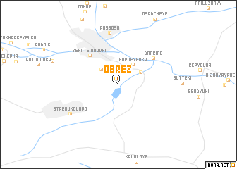 map of Obrez