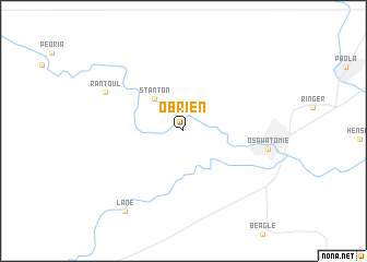 map of O\