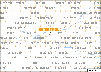 map of Obristfeld