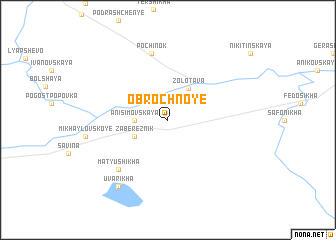 map of Obrochnoye