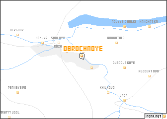 map of Obrochnoye