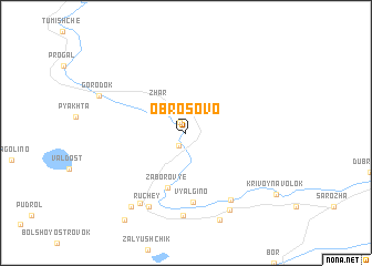 map of Obrosovo