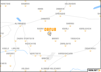 map of Obrub