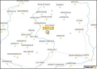 map of Obrub