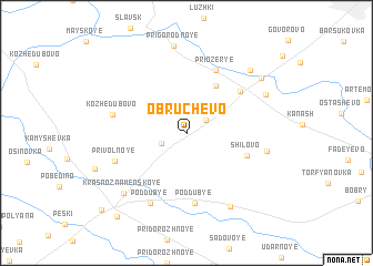 map of Obruchevo